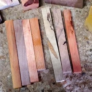 Curly walnut turning wood blanks